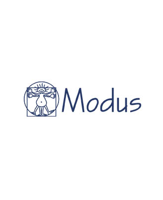 Company logo and corporate identity of Modus Group advertising agency