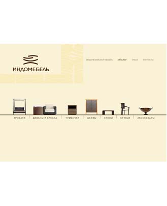 Дизайн веб-сайта ИндоМебель